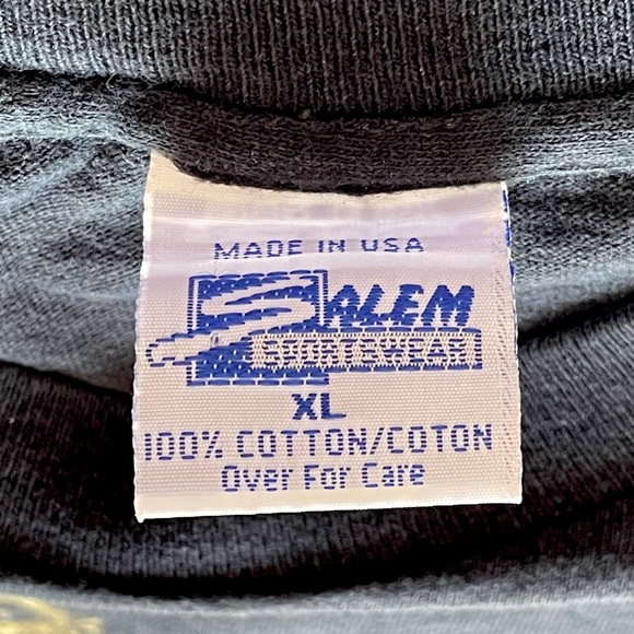 Vintage 90's MAGIC JOHNSON Los Angeles Lakers NBA Salem Sportswear XL T-Shirt - Picture 2 of 4